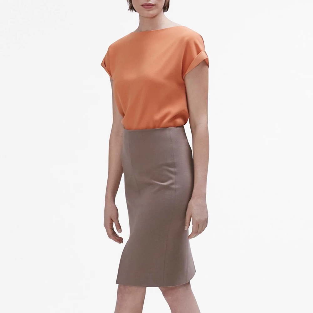 MM LAFLEUR betty top in persimmon